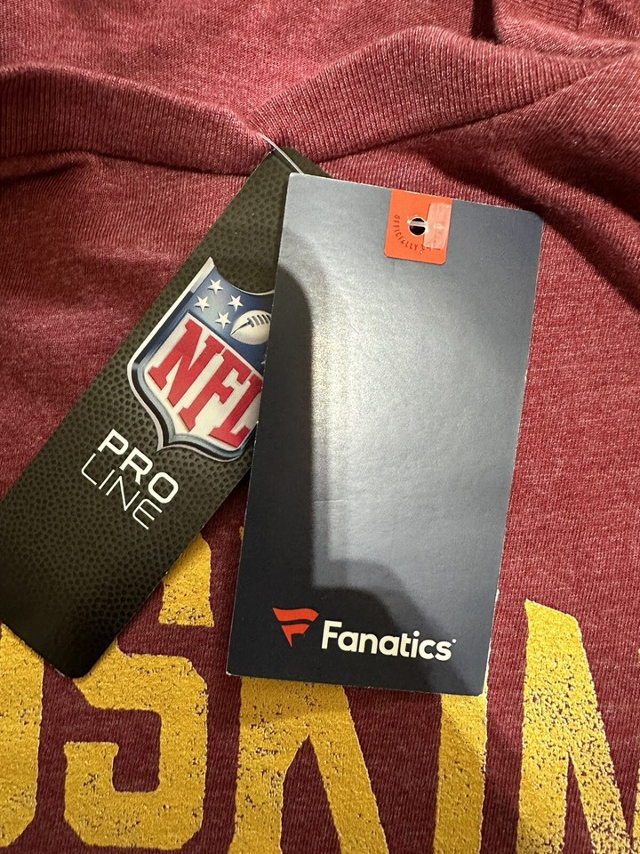 Fanatics Redskins Shirt Size Large New With Tags 1 Hines eBay