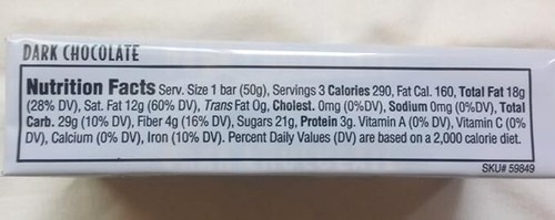 9 bars Trader Joe's Belgian Dark Chocolate 3 Small Bars 5.25oz 150g (3 packs ) - Picture 4 of 4