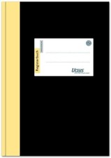 Ursus 608377 Registerbuch 2115B96LMR A5, liniert, 80 g/qm, 10 mm, 96 Blatt