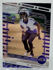 2024 PANINI ABSOLUTE NATE WIGGINS ROOKIE FOOTBALL CARD RAVENS NFL donruss 130