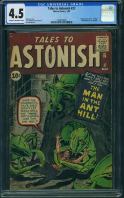 Tales to Astonish #27 CGC 4.5 Marvel 1962 1st Ant-Man! Avengers H11 151 cm clean
