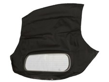 Fits Chevy Corvette C5 98-04 Soft Top Glass Window Black Haartz Canvas