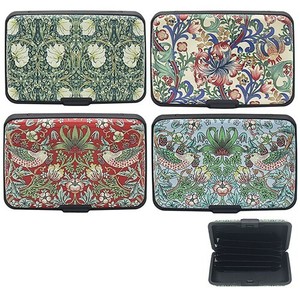 william morris credit debit card holder wallet / rfid scan blocking aluminium ebay william morris credit debit