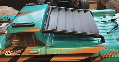 Custom Arrma Infraction 1/8 Rear Louvers - Muscle Car Aesthetic