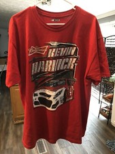 Kevin Harvick 4 Jimmy John  s STEWART RACING Budweiser 2 Sided T Shirt Men  s XL