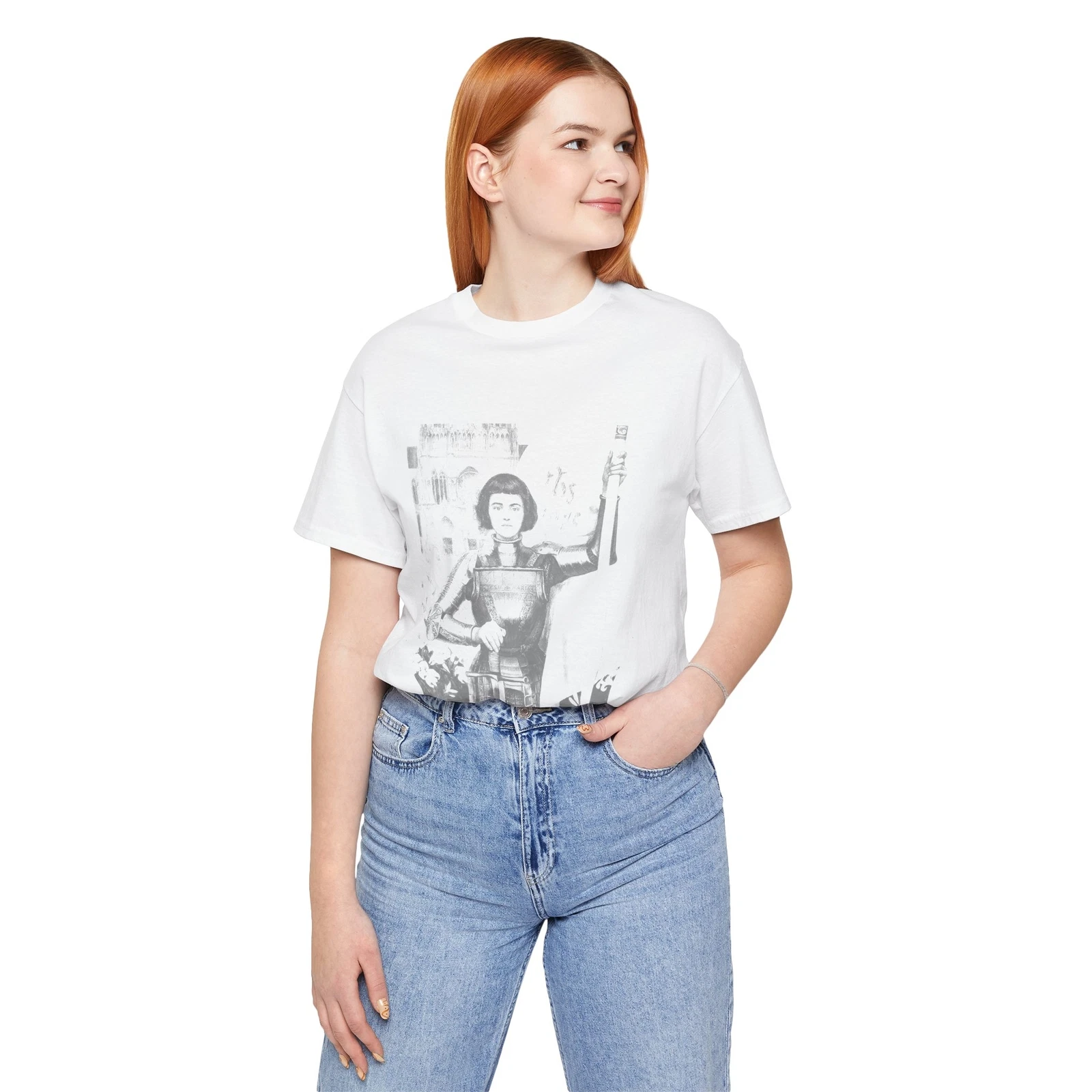 Joan of Arc Cotton Tee, Zendaya MJ Shirt, Unisex Jersey Short Sleeve T-shirt