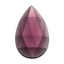 Stained Glass Supplies - Jewels -JEWEL-40x24mm-AMETHYST 3384 