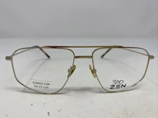 Zen Spain 210952 C04 54-15-145 Gold Metal Full Rim Eyeglasses Frame ST73