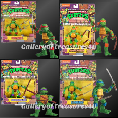 4 Teenage Mutant Ninja Turtles Adventures Michaelangelo Raphael Donatello Leo