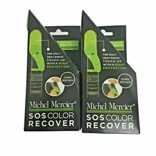 LOT OF 6 Michel Mercier SOS Color Recover Dark Brown for Gray Roots Touch-ups