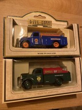 2 1939 FORD TANKER TRUCKS SHELL BP & GULF OIL LLEDO DAYS GONE BOXED Mint