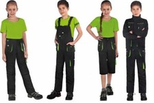 Kinder Arbeitshose Latzhose Arbeitsjacke Kinderlatzhose Kinderbundhose Shorts