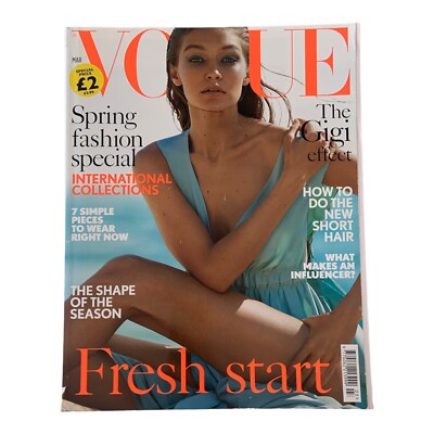VOGUE magazine. The Gigi Effect. International collections.Influencer March 2017