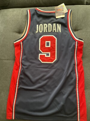Nike Michael Jordan #9 USA 1992 Basketball Olympic Jersey Men's S