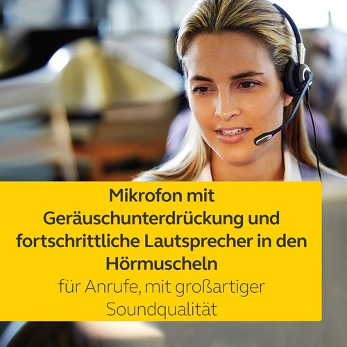 Jabra BIZ 2400 II Duo Bluetooth USB MS Skype Optimized Noise-Cancelling Headset - Picture 6 of 19