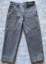 Vintage 1978 Woolrich Wool Pants Men  s Gray WPL 6635 No Size On Tag See Photos