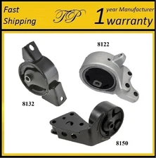 3 PCS Motor & Trans Mount FOR 1991-1994 Nissan Sentra 1.6L 4 Spd - Auto Trans