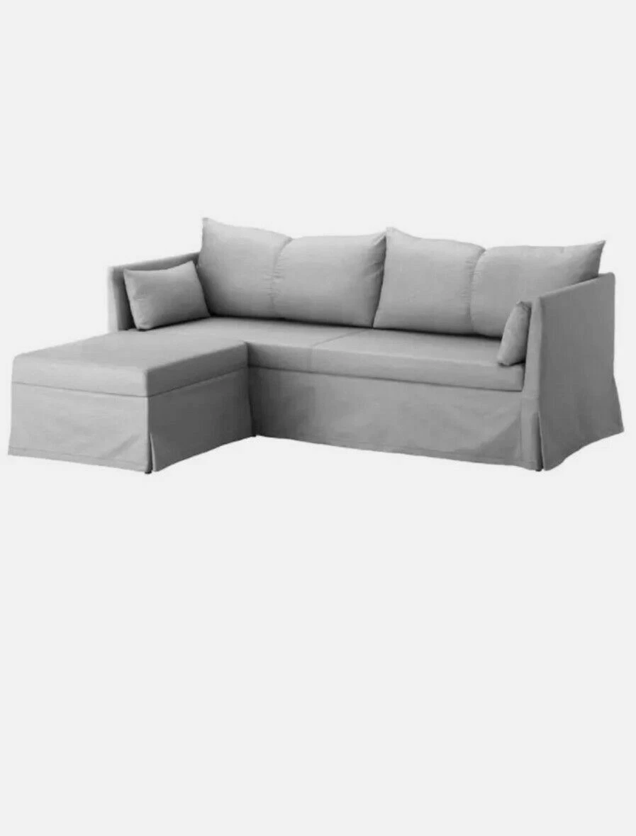NEW IKEA SANDBACKEN 403.362.51 CORNER SLEEPER SOFA COVER LIGHT GRAY retail 180
