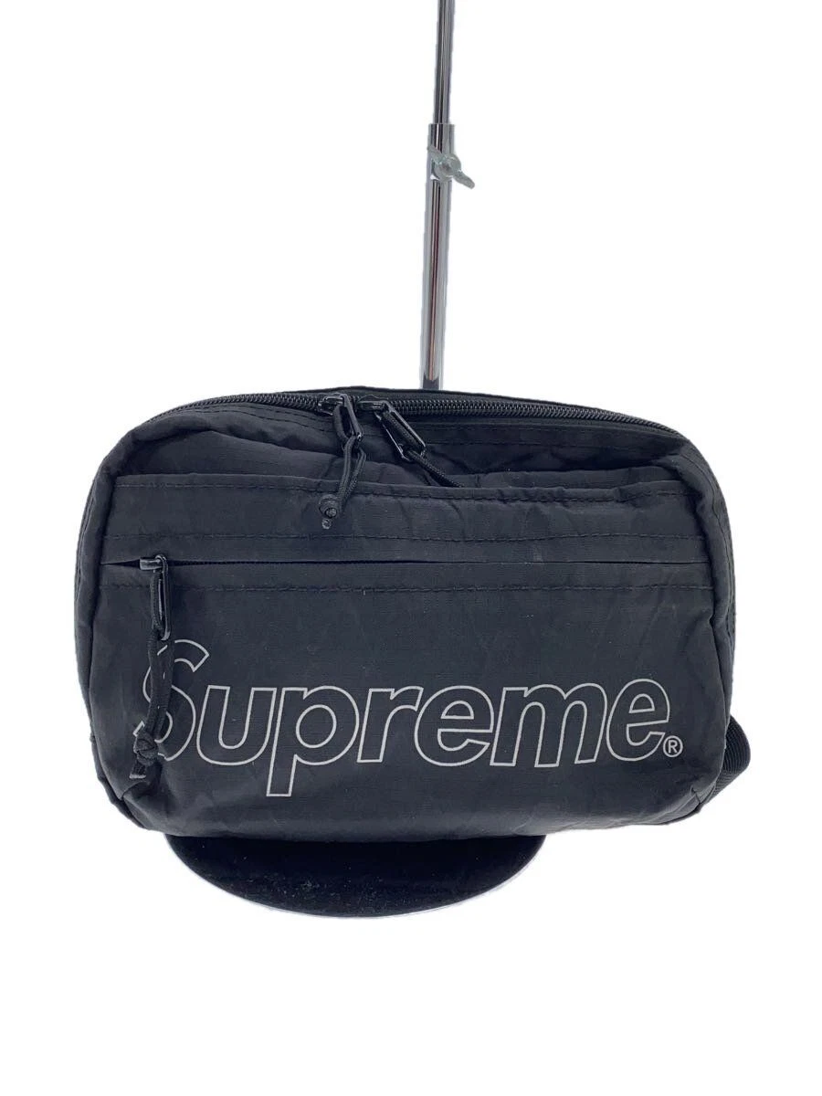 Sac bandoulière Supreme 18SS logo nylon noir occasion