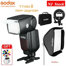 US Godox TT685II-N TTL HSS Speedlite Flash for Nikon 60 60cm S Bracket Softbox