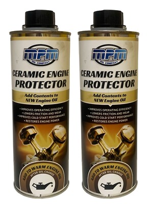 2x MPM 500ml Ceramic Engine Protector, Motorschutz, Motorölzusatz Motoröladditiv
