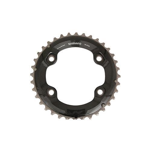 Plateau VTT double XT M8000 46 dents externe 4 branches rigide et léger 11v
