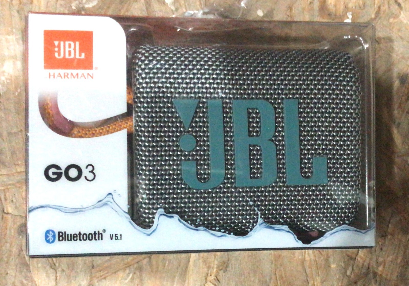 JBL GO 3 Waterproof Bluetooth Speaker in Sleek Gray-image