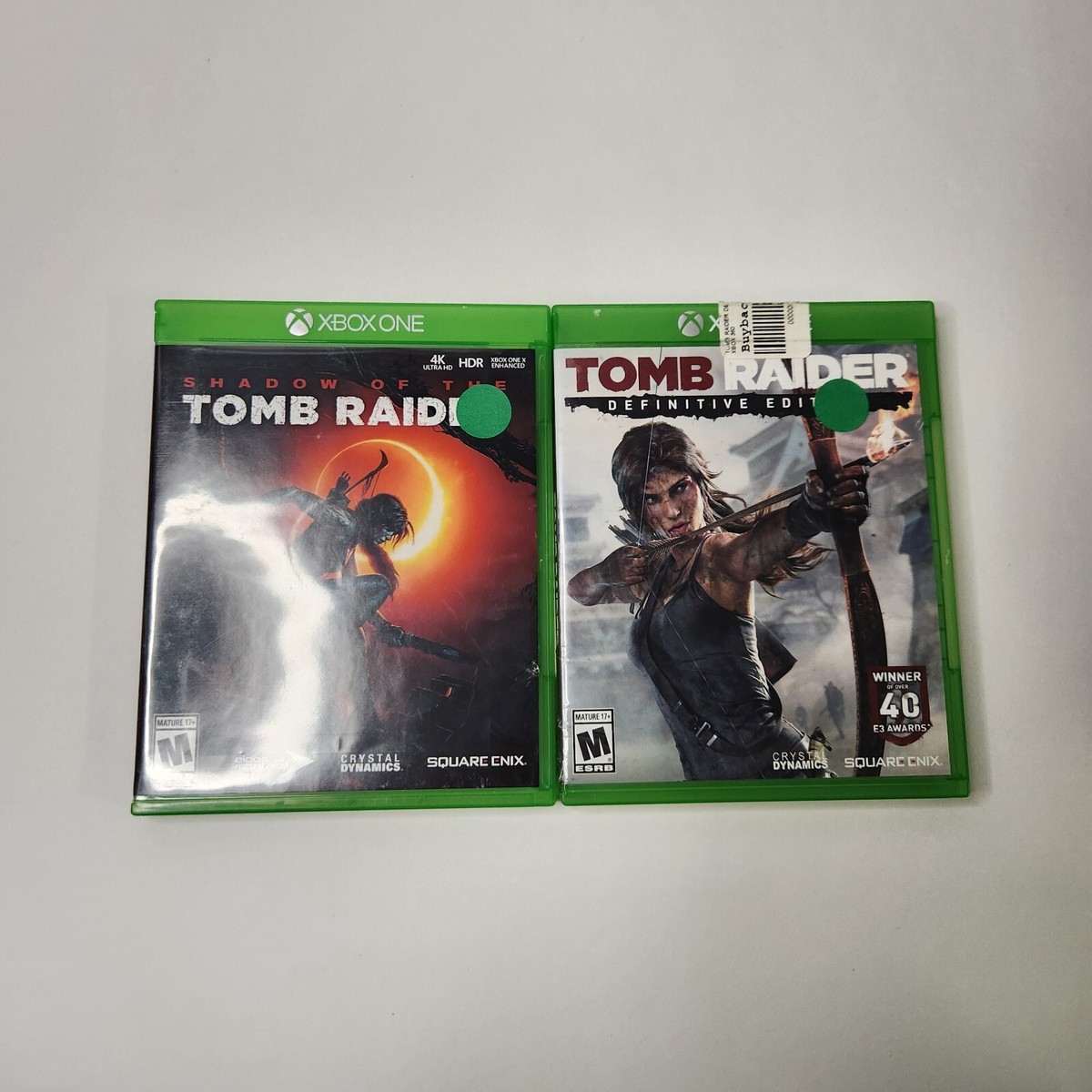 Tomb Raider Definitive Edition And Shadow Of The Tomb Raider XBOX