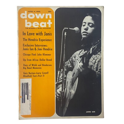 Down Beat Magazine April 4, 1968 In Love with Janis Ian