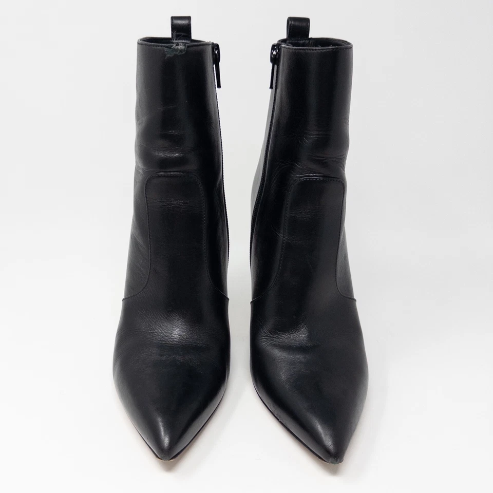 Valentino Garavani Rockstud Stiletto Botines Cuero Negro Mujer 38.5 EU 8.5 US Foto 2 de 4