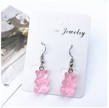 Pink Gummy Bear Earrings