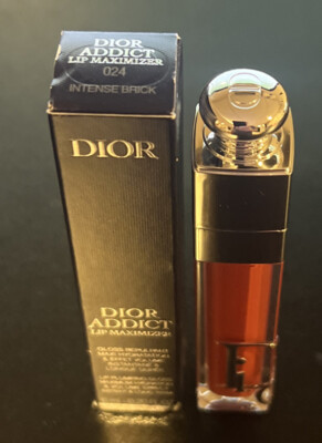 DIOR ADDICT LIP MAXIMIZER LIP PLUMPING GLOSS - 024 INTENSE BRICK - 0.20 OZ.