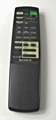 Original Genuine Sony RM-SG20 Remote Control for CD Cassette Tape Stereo System