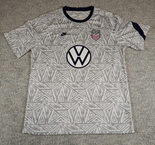 Nike USA Soccer 2021/22 Pre-Match 4-Star Training Top Jersey CZ4327-102 Men's XL