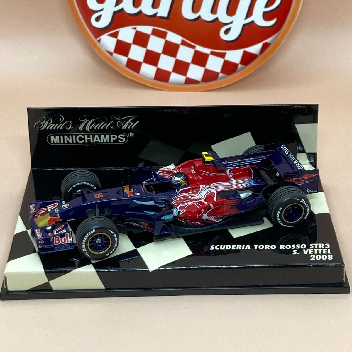 MINICHAMPS 1/43 Scuderia Toro Rosso STR3 2008 Sebastian MINICHAMPS 1/43 Scuderia Toro Rosso STR3 2008 Sebastian