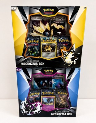 Pokémon TCG: Dawn Wings and Dusk Mane Necrozma Boxes (New Factory