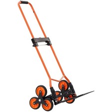 Stair Climbing Cart, 120 lbs Stair-Climbing Capacity, Portable Folding Trolley