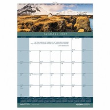 2027 362 HOD362 House of Doolittle Landscapes Wall Calendar, 12 x 16-1/2"