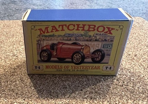 MATCHBOX Lesney MODELS Of YESTERYEAR 1926 Type 35 Bugatti Y6 w Original Box - Picture 5 of 9