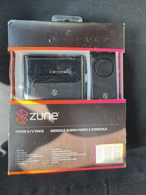 NEW Microsoft Zune Home A/V Pack Dock + Remote + Cables - Sealed Box