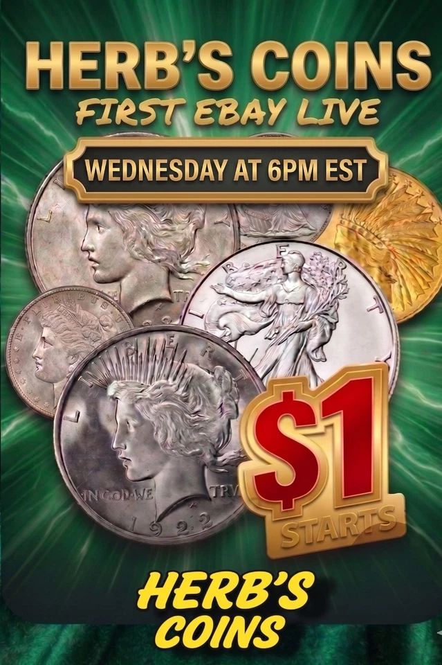 COINS & CURRENCY WITH HERBS COINS - 7/1/26