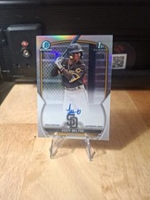 2023 Bowman 1st Chrome Auto Refractor  214/499 Eddy Beltre