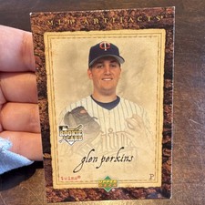 Upper Deck 2007 Artifacts Glen Perkins Rookie Minnesota Twins Baseball Card #81. rookie card picture