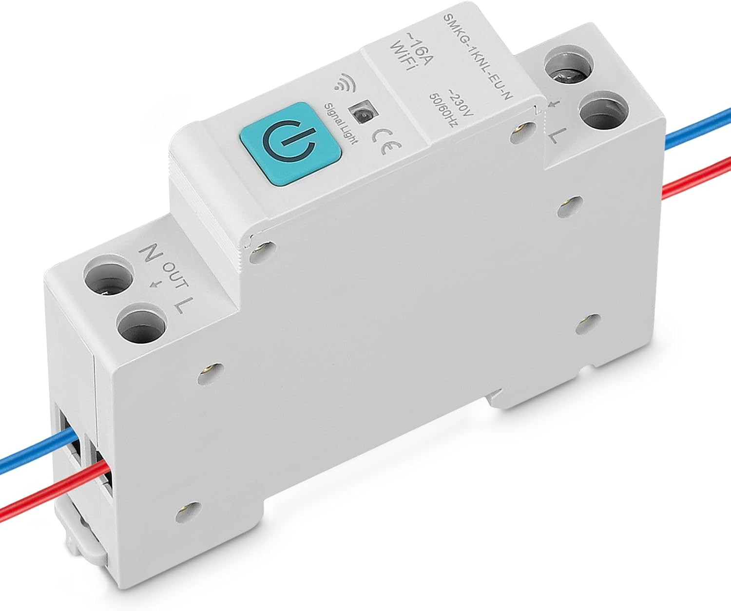 Smart Life WIFI 1P Rail DIN Pour Smart Home,Disjoncteur Wifi Rail DIN Inter…