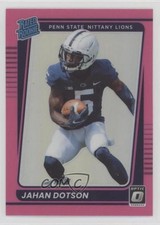 2022 Panini Chronicles Draft Picks Pink Prizm Jahan Dotson #11 1dm7