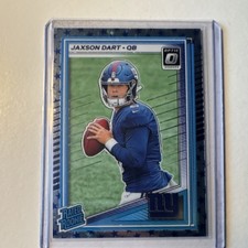 Panini Donruss Optic Jaxson Dart Giants Rated Rookie Stars Prizm #273