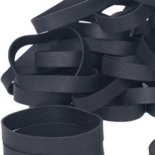 Tactical Rubber Bands Size 84,Elastic Band Black 50Pcs Heavy Duty Wide For O...
