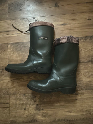 Baffin Trapper Insulated Rain /Snow Pull On  Mens Green Casual Boots Size 9