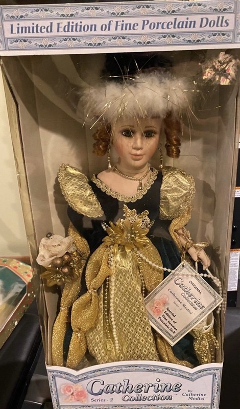 Catherine Collection Series 2 Catherine 16in Porcelain Doll COA Stand Limited