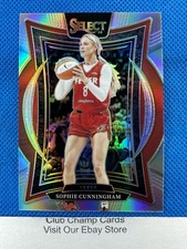 2025 #12 Sophie Cunningham Panini Select WNBA Concourse Silver Prizm Fever